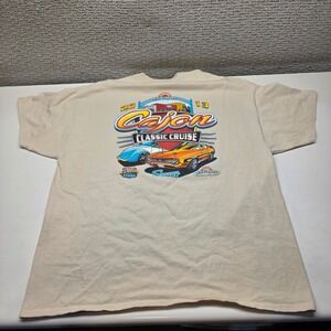 Gildan Mens 2XL Cajon Classic Cruise 2013 T-Shirt Tan Cotton Graphic Car Tee